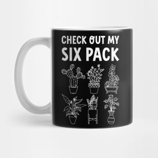 Check Out My Six Pack Plant Funny Fitness Quote Mug